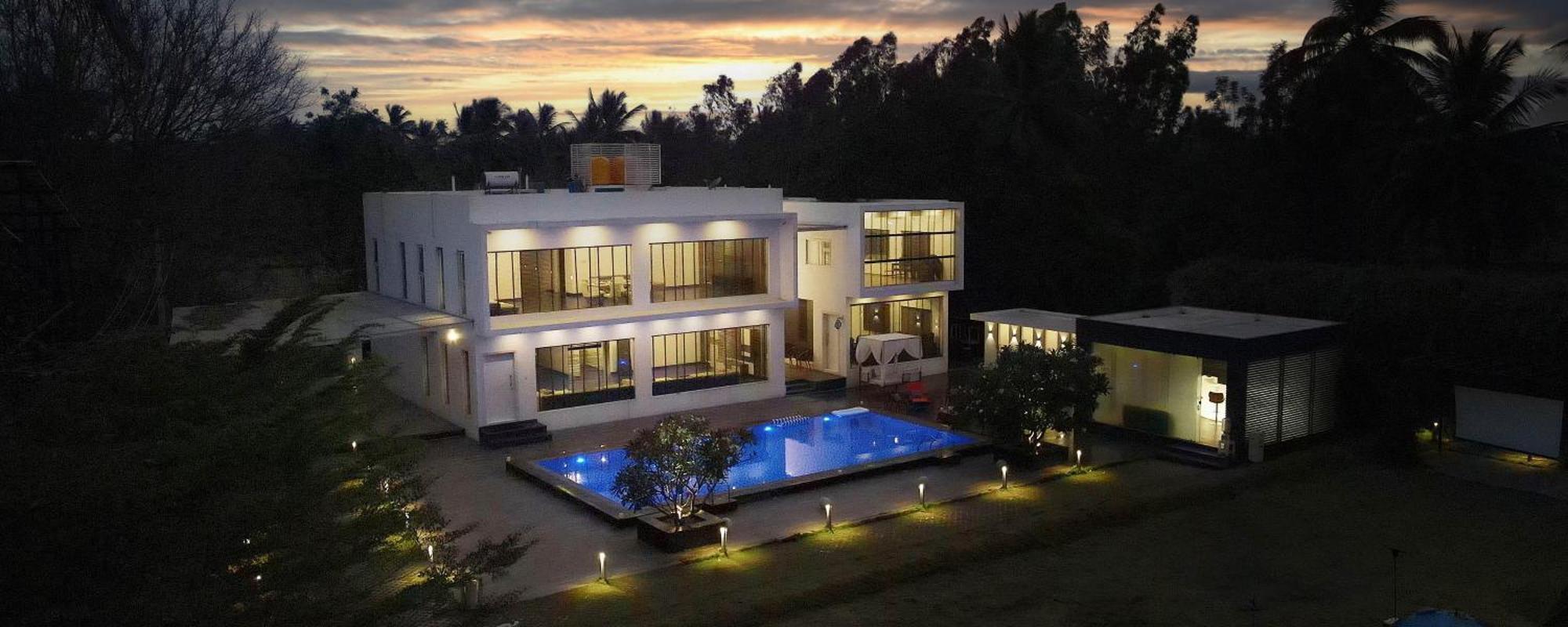 Magnolia - Luxury 3Br Private Pool Villa By Jade バンガロール エクステリア 写真